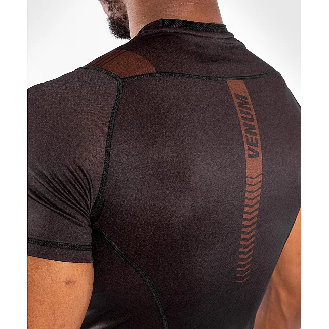 Рашгард із коротким рукавом VENUM Nogi 3.0s Black Brown
