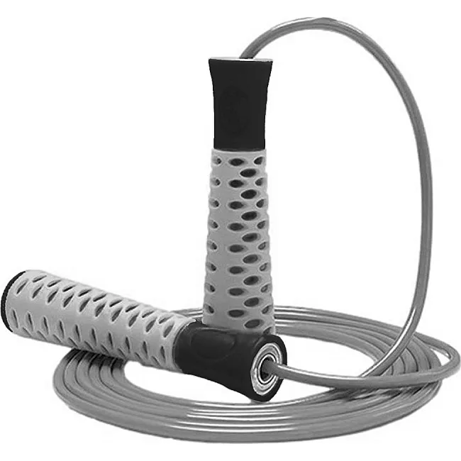 Скакалка POWERPLAY 4206 PRO+ Серо-черная (2,75м)