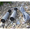 Скакалка POWERPLAY 4206 PRO+ Серо-черная (2,75м)