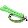 Скоростная скакалка 7SPORTS Elite Rope 3м. металлическая на подшипниках SK-5 зеленая