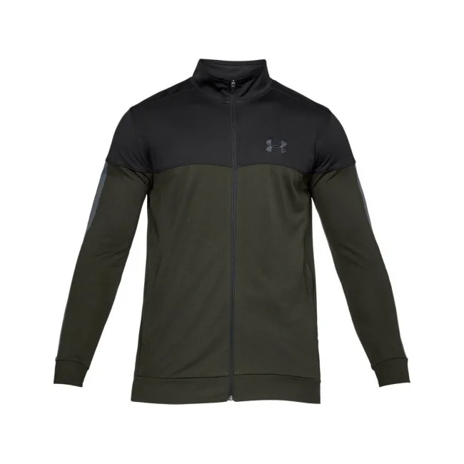 Спортивная кофта Under Armour Sportstyle Pique Jacket Stealth Artillery Green