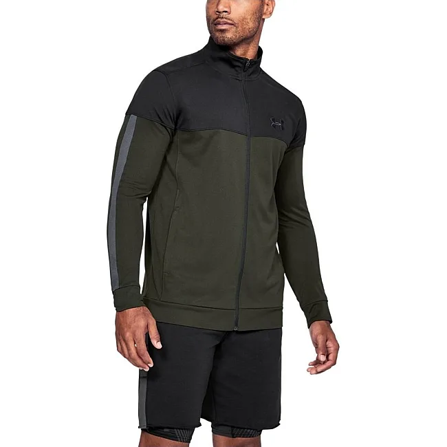Спортивная кофта Under Armour Sportstyle Pique Jacket Stealth Artillery Green