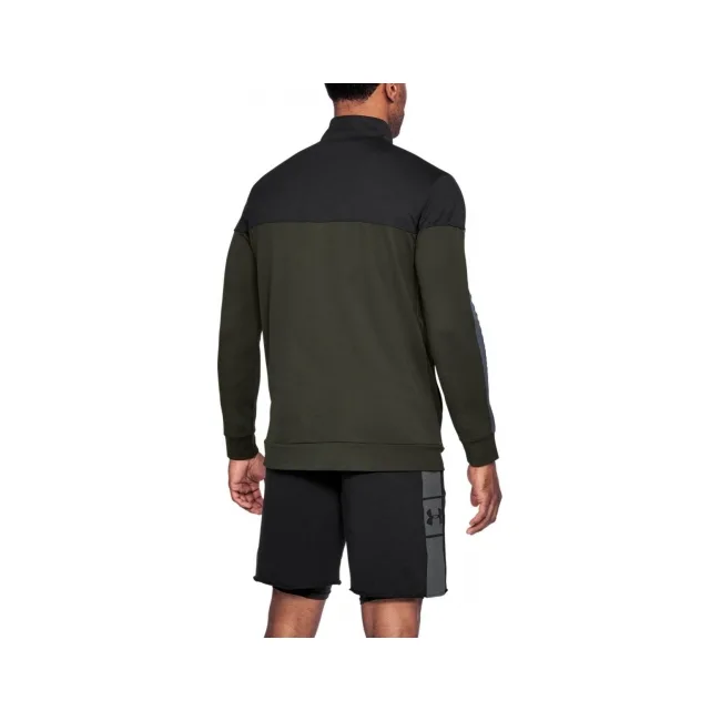 Спортивная кофта Under Armour Sportstyle Pique Jacket Stealth Artillery Green
