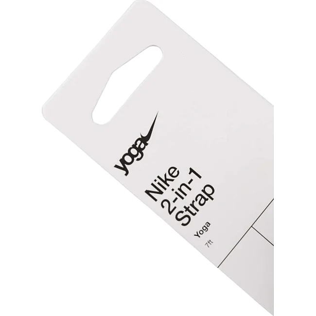 Ремень для йоги Nike YOGA 2-IN-1 STRAP 7FT черный 182х4 см
