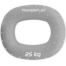 Эспандер кистевой силиконовый PowerPlay PP-4337 Large 25 кг. Серый