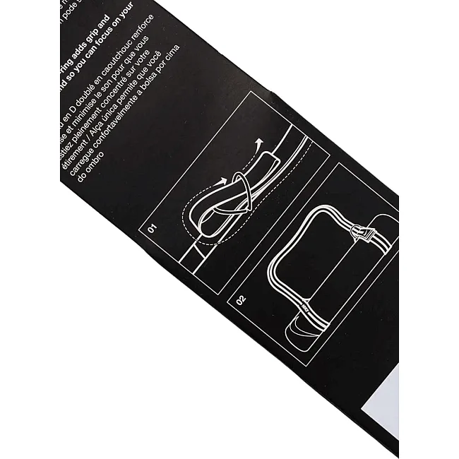 Ремень для йоги Nike YOGA 2-IN-1 STRAP 7FT черный 182х4 см
