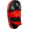 Лапа боксерская прямая тренировочная удлиненная кожа BOXER
 2006-01 38х18х4,5см 2штуки (Черный-желтый)