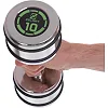 Гантель цельная стальная хромированная ZELART
 FI-2622-10 1шт 10кг хром