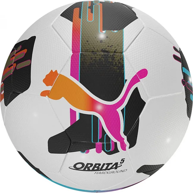Футбольный футбольный Puma Orbita TB Hardground белый, черный, розовый