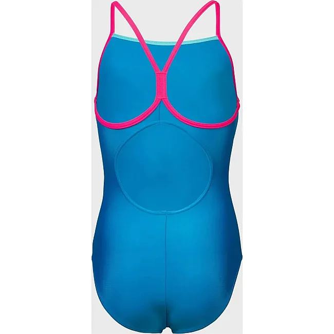 Купальник закритий для дівчат Arena SWIMSUIT LIGHT DROP SOLID синій