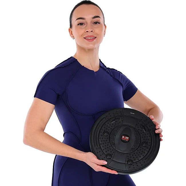 Массажный диск здоровья
 с магнитами Грация BODY SCULPTURE SXBB-920-B 31,5х31,3х5,5см (Черный)