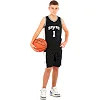 Детская баскетбольная форма
 NBA клуб Spurs 1 BA-9972 (Черный-белый)