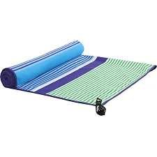 Полотенце для пляжа и бассейна из микрофибры RAINDOW BEACH TOWEL T-RST 80х160 см (Голубой-синий)