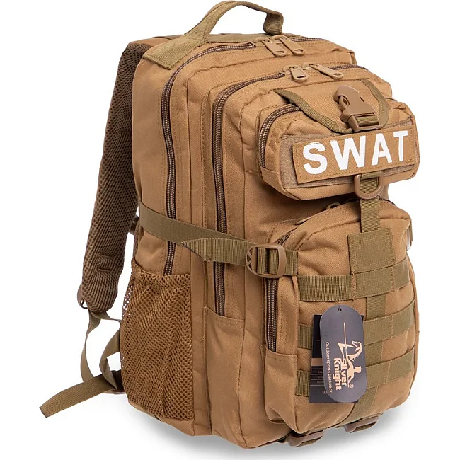 Штурмовой тактический рюкзак
 SILVER KNIGHT SWAT-3P
 40x23x18см 16л (Оливковый)