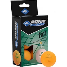 Мячи для настольного тенниса Donic Elite 1звезда 40+ (6шт.) orange
