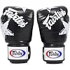 Боксерські рукавиці Fairtex BGV1 Nation Print Black (бинти в комплекті)
