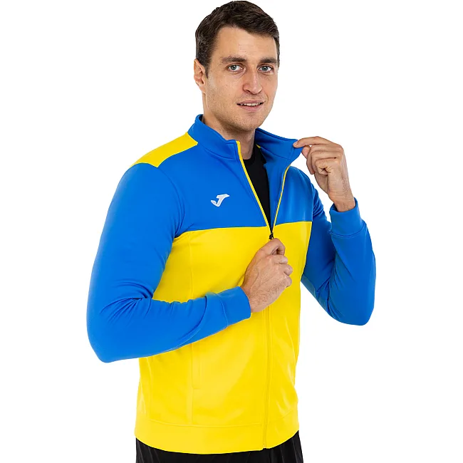 Спортивная кофта
 на молнии JOMA

 WINNER 101008-907 (Синий-желтый)