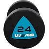 Гантели профессиональные
 с полиуретановым покрытием LiveUp LP8002-24 2шт по 24кг