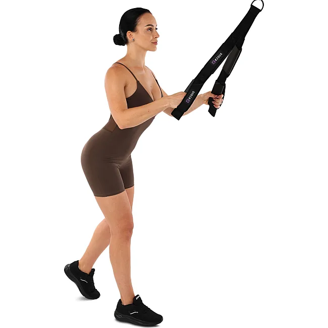 Стропа канат гибкая тяга для трицепса с двойным хватом SOFT TRICEP
 EZOUS F-09-E 65х5см