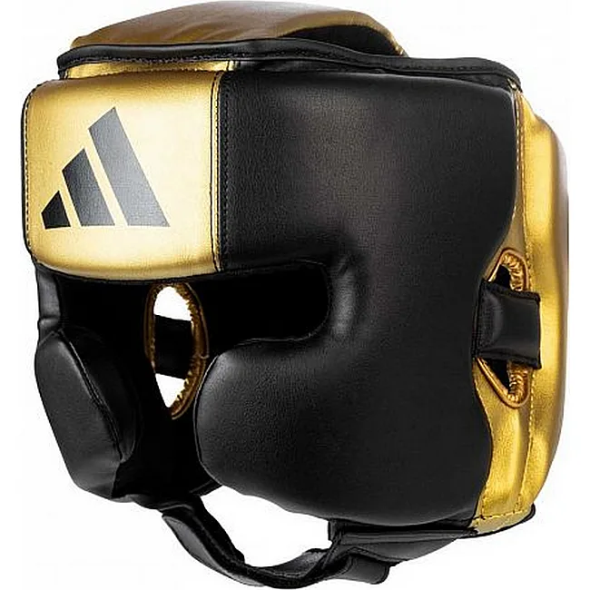 Шлем боксерский Adidas Speed Pro| черно/золотой | adiSPD350HG ADIDAS