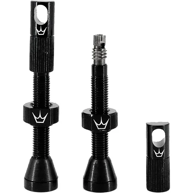 Ниппели Peaty's x Chris King Tubeless Valves, 42mm, Black