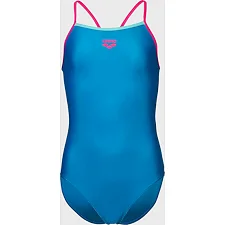 Купальник закрытый для девочек Arena SWIMSUIT LIGHT DROP SOLID синий