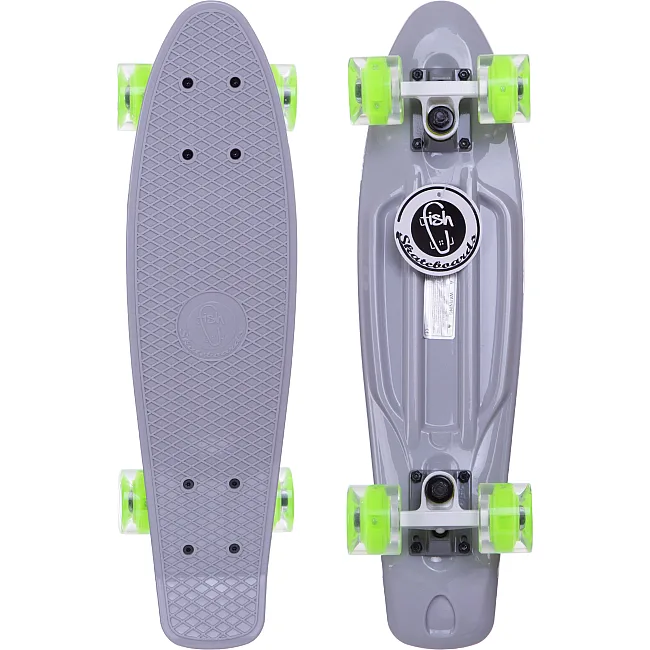 Пенни борд Penny Board круизер пластиковый со светящимися колесами 22