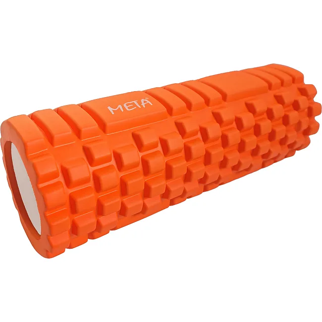 Роллер массажный META Massage roller оранжевый 45 см