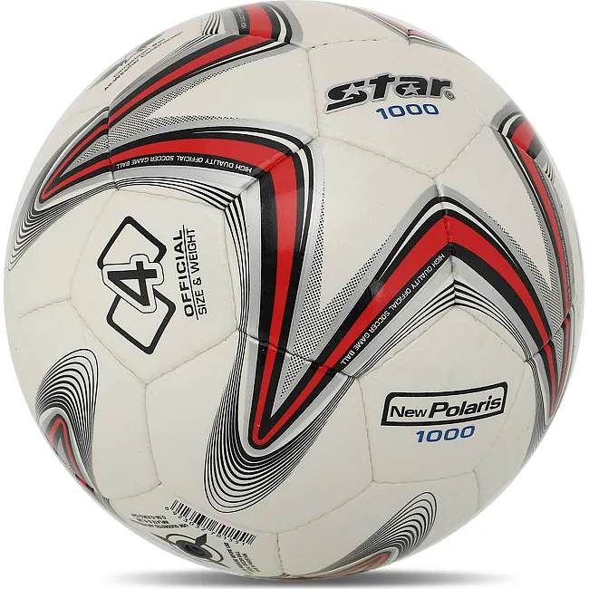 Футбольный мяч SELECT
AR NEW POLARIS 1000 SB374 №4 Comp
ite кожа (Белый-красный)