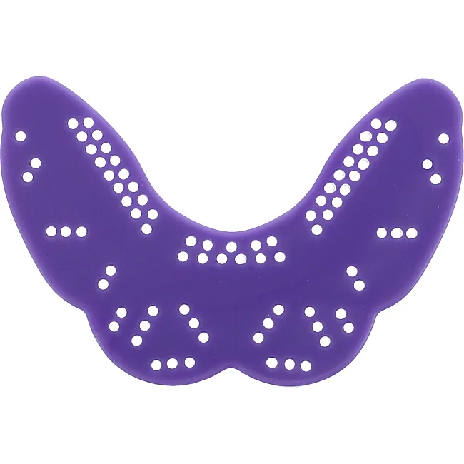 Капа перфорированная одночелюстная детская Perforated mouthguar в футляре SP-SPORT
 BO-7421 (Фиолетовый)