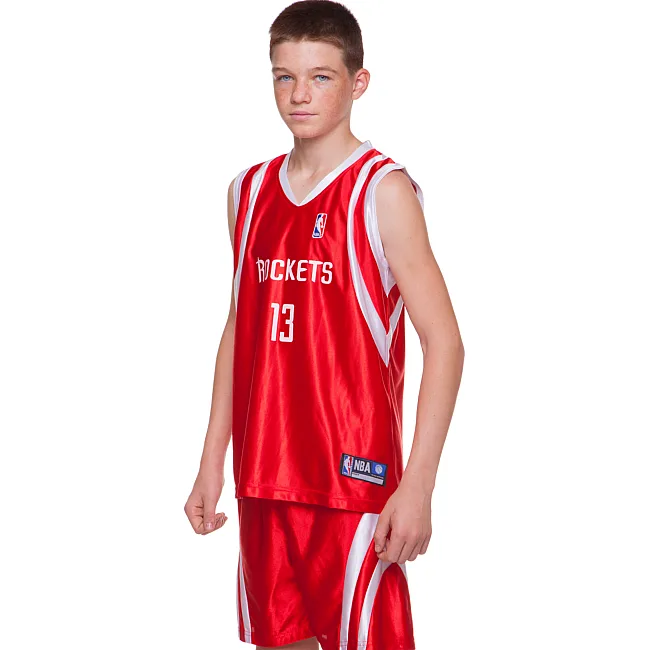 Детская баскетбольная форма
 NBA клуб Houston Rockets, Miami Heat 13 CO-0038 (Красный-белый)