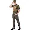 Плитоноска для бронепластин с системой MOLLE MILITARY RANGERS
 ZK-5515 (Хаки)