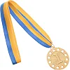 Медаль спортивна зі стрічкою SP-SPORT
 WIN C-6405 ø6,5см (Золотий)