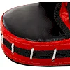 Лапа боксерская прямая тренировочная удлиненная кожа BOXER
 2006-01 38х18х4,5см 2штуки (Черный-желтый)