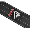 Пояс для пауэрлифтинга RDX кожаный RD1 White