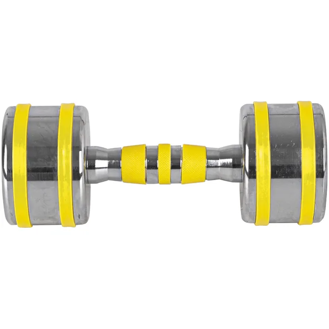 Гантель хромована inSPORTline Yellsteel 5 кг