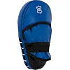 Лапа боксерская прямая тренировочная удлиненная кожа BOXER
 2006-01 38х18х4,5см 2штуки (Черный-желтый)