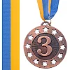Медаль спортивна зі стрічкою SP-SPORT
 WIN C-6405 ø6,5см (Золотий)