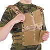 Плитоноска для бронепластин с системой MOLLE MILITARY RANGERS
 ZK-5515 (Хаки)