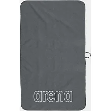 Спортивное полотенце Arena SMART PLUS POOL TOWEL серое, белое Уни 150х90 см