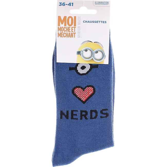 Носки MINIONS COEUR+ OEIL + NERDS женские арт1389031-2