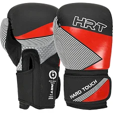 Рукавички для боксу PU HARD TOUCH BO-7698 (Чорно-червоний)
