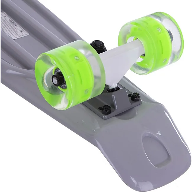 Пенни борд Penny Board круизер пластиковый со светящимися колесами 22
