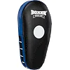 Лапа боксерская прямая тренировочная удлиненная кожа BOXER
 2006-01 38х18х4,5см 2штуки (Черный-желтый)