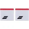 Напульсники Babolat LOGO WRISTBAND WHITE/STRIKE RED