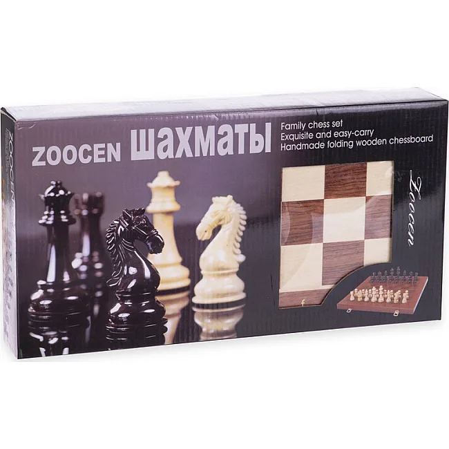 Шахматы
 деревянные ZOOCEN X3118
 35x35 см