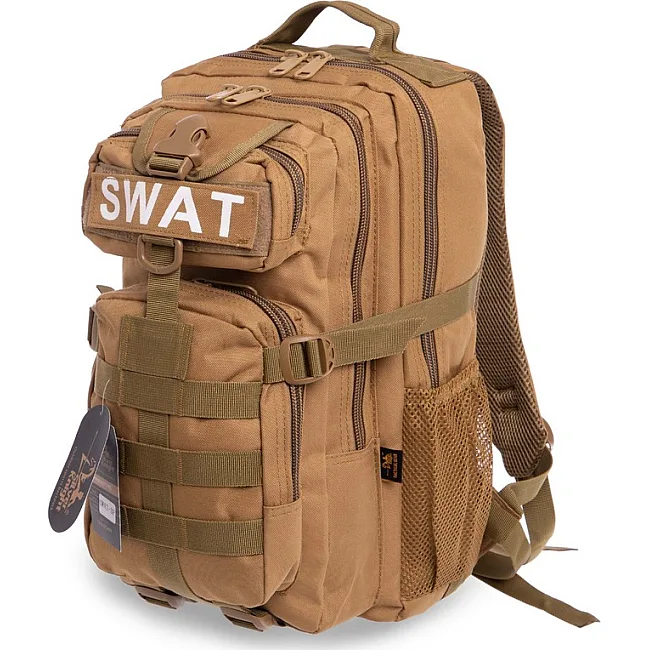Штурмовой тактический рюкзак
 SILVER KNIGHT SWAT-3P
 40x23x18см 16л (Оливковый)