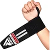 Бинты для запястий (кистовые бинты) RDX GYM WRIST WRAP R11 BLACK/WHITE