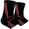 Бандажи на голеностоп POWER SYSTEM PS-6022 Ankle Support Evo Black/Orange (пара)