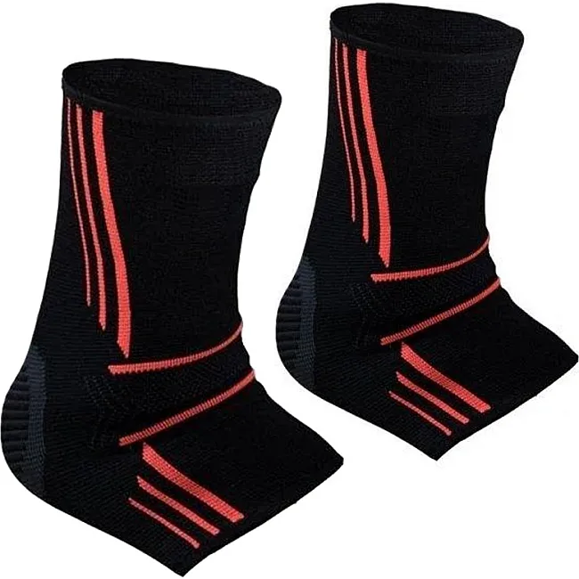 Бандажи на голеностоп POWER SYSTEM PS-6022 Ankle Support Evo Black/Orange (пара)